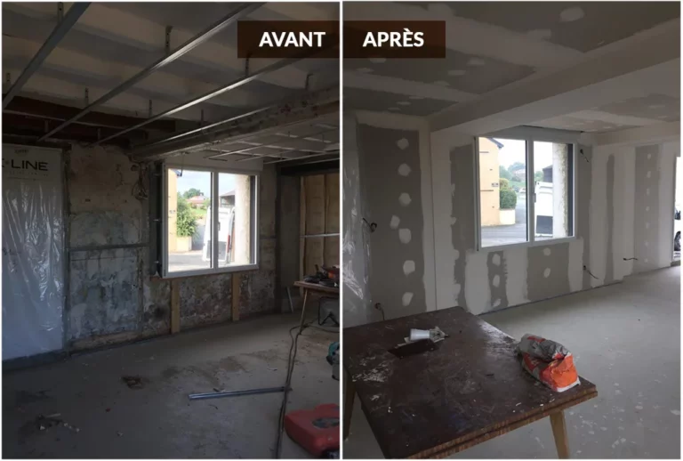 spécialiste dans la pose de placo et l'aménagement intérieur.
