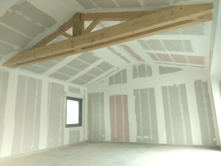 plâtrerie grande hauteur sous plafond Capbreton